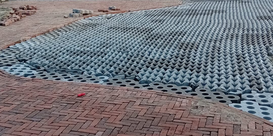 Johan Dingemanse Bestratingen in Westkapelle oprit